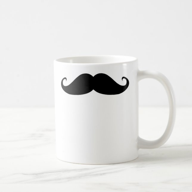 Mustasch Kaffemugg (Höger)