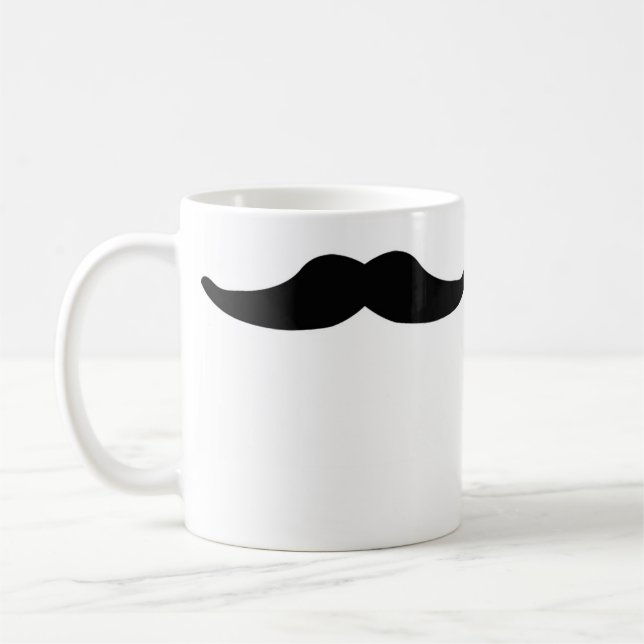 Mustasch Kaffemugg (Vänster)