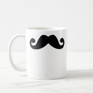 Mustasch Kaffemugg