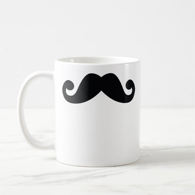 Mustasch Kaffemugg (Vänster)