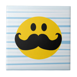 Mustasch Kakelplatta