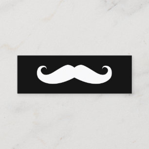 Mustasch Mini Visitkort