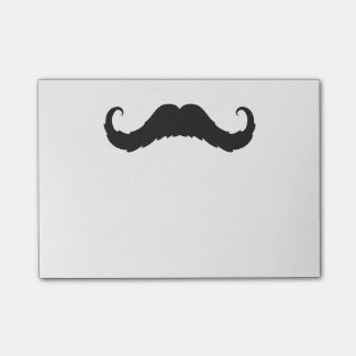 Mustasch som Posta-det noterar Post-it Block