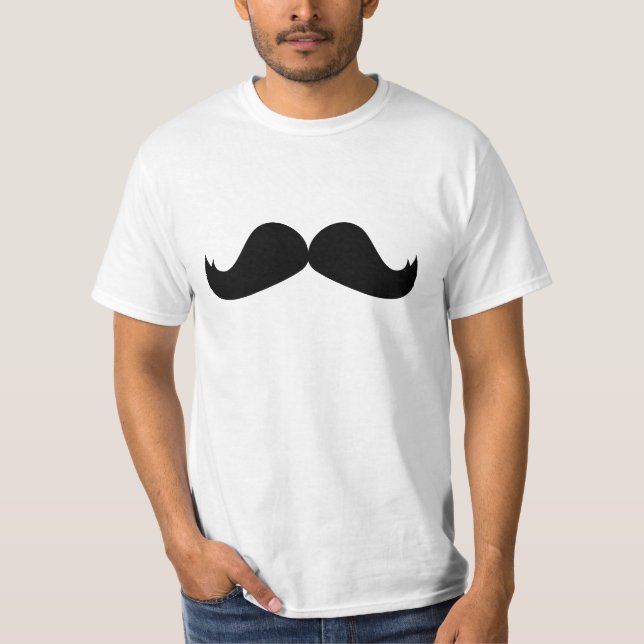 Mustasch Tee (Framsida)