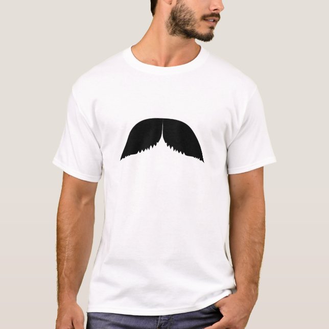 Mustasch Tee Shirt (Framsida)