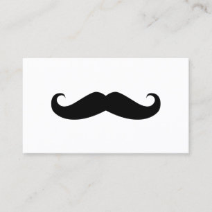 mustasch visitkort