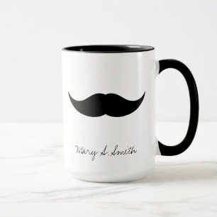 Mustaschanpassningsbarnamn Mugg