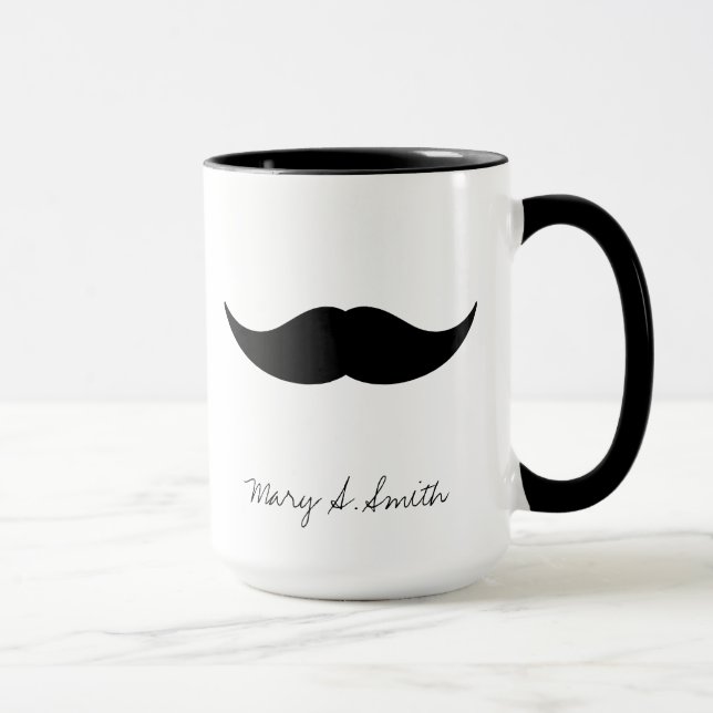 Mustaschanpassningsbarnamn Mugg (Höger)