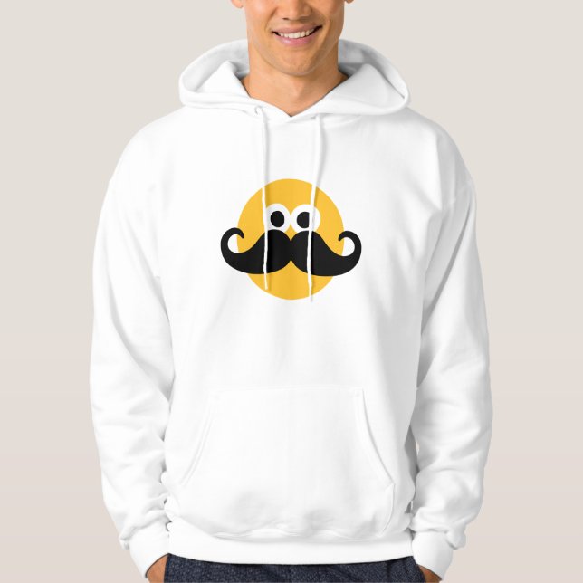 Mustaschansikte Sweatshirt (Framsida)