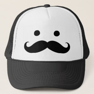 Mustaschansiktehatt Keps