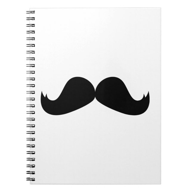 Mustaschanteckningsbok Anteckningsbok (Framsidan)