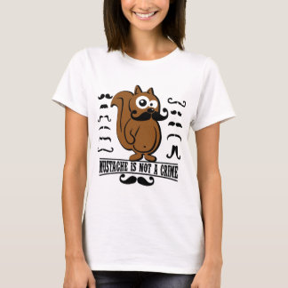 mustaschen är inte ett brott tee shirt