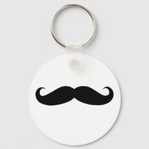 Mustaschen är rolig nyckelring