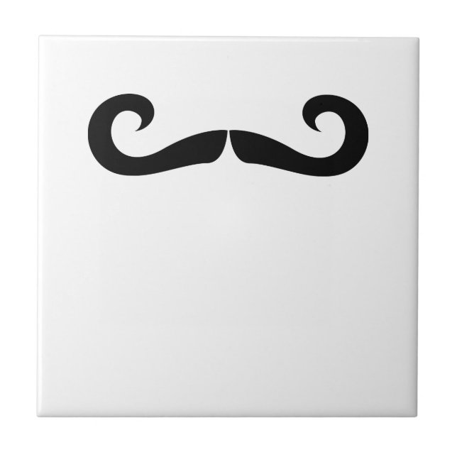 Mustaschen belägger med tegel kakelplatta (Framsidan)
