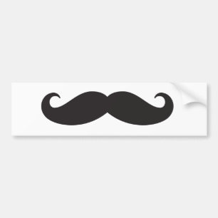 Mustaschen Bildekal