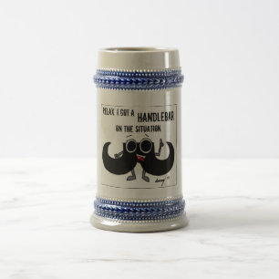 Mustaschen "FICK en HANDLEBAR PÅ LÄGET" Stein Sejdel