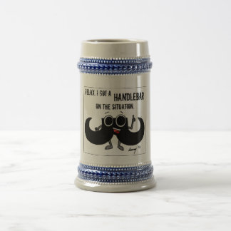 Mustaschen "FICK en HANDLEBAR PÅ LÄGET" Stein Sejdel