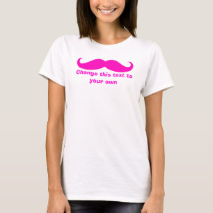 Mustaschen skräddarsy det tee shirt