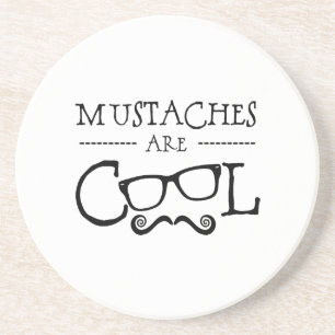 Mustascher Coola Glasögon Underlägg