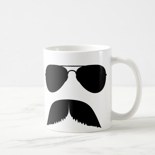 Mustaschflygaremugg Kaffemugg (Höger)