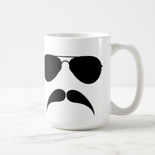 Mustaschflygaremugg Kaffemugg (Höger)