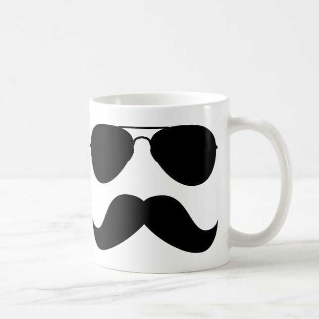 Mustaschflygaremugg Kaffemugg (Höger)