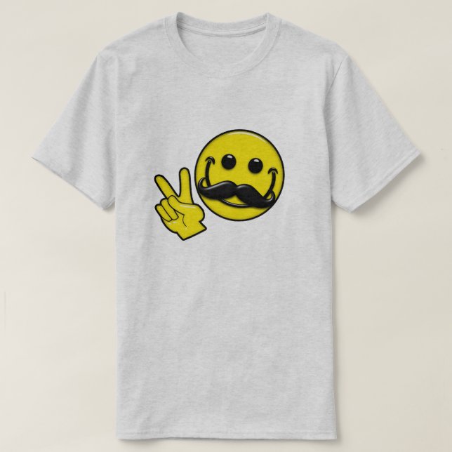 Mustaschfred T-shirt (Design framsida)