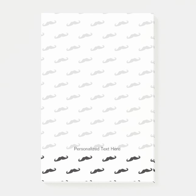 Mustaschhipstermönster 2 post-it block (Framsida)