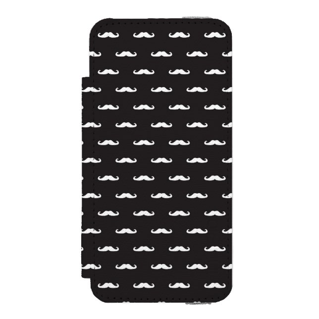 Mustaschhipstermönster Incipio iPhone Wallet Skal (Folio Framsidan)