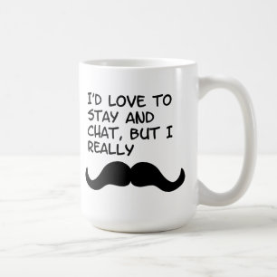 Mustaschhumor Kaffemugg