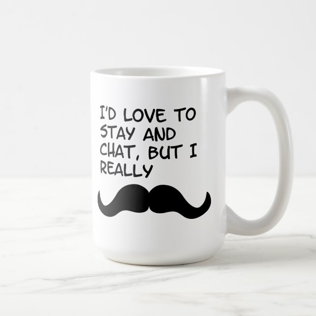 Mustaschhumor Kaffemugg (Höger)