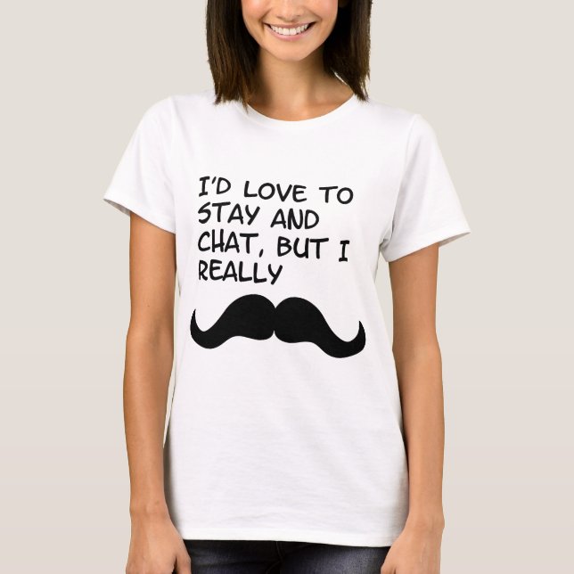 Mustaschhumor Tee (Framsida)