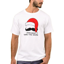 Mustaschjul - Staching till och med snön