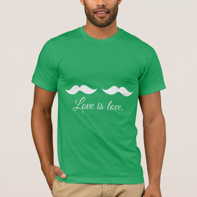 MUSTASCHKÄRLEK TRÖJA (Framsida)