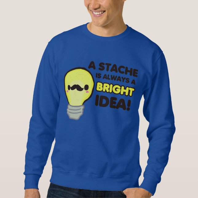 MustaschLightbulb Sweatshirt (Framsida)