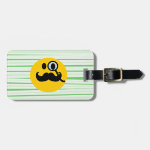 Mustaschmonocle Bagagebricka