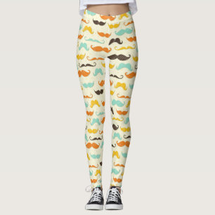 Mustaschmönster 3 leggings