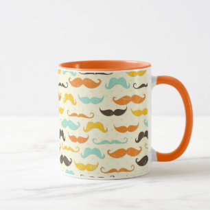 Mustaschmönster 3 mugg