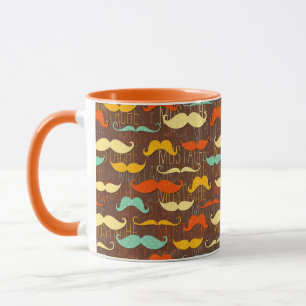 Mustaschmönster Mugg