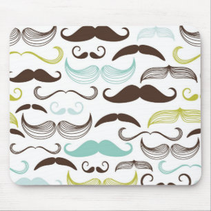 Mustaschmönster, retro stil 2 musmatta