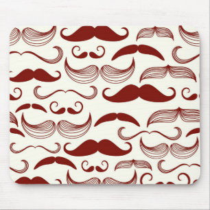 Mustaschmönster, retro stil 3 musmatta