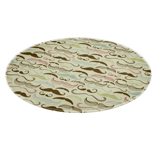 Mustaschmönster, retro stil 4 (Hörn)