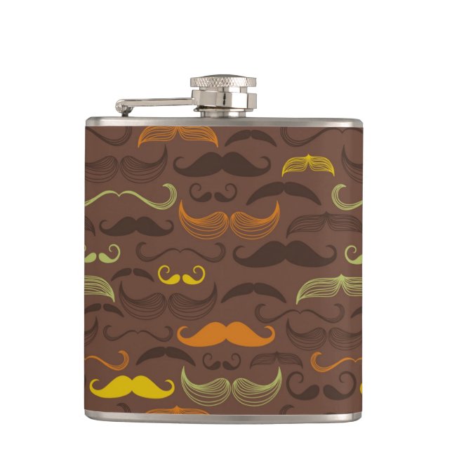 Mustaschmönster, retro stil 5 fickplunta (Framsidan)
