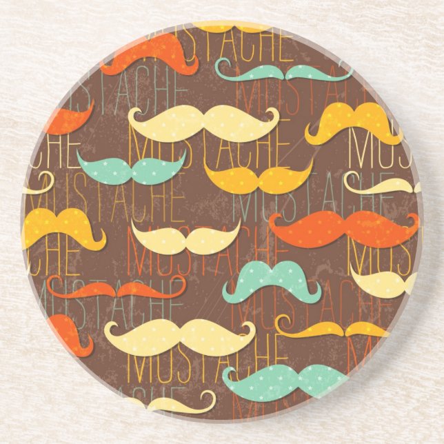Mustaschmönster Underlägg Sandsten (Framsidan)