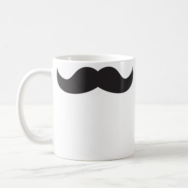Mustaschmugg Kaffemugg (Vänster)