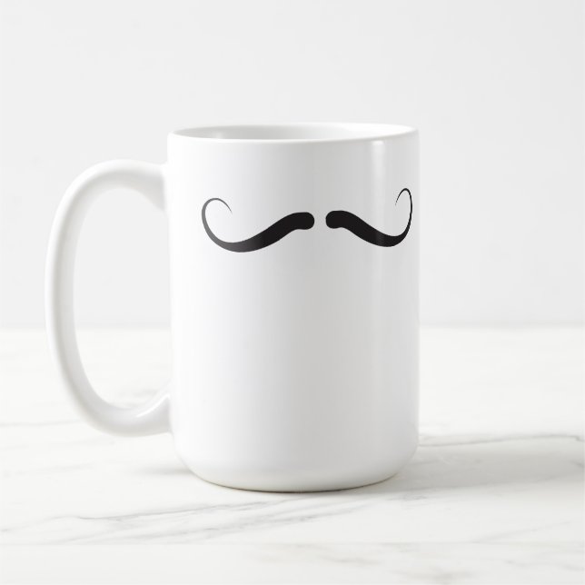 Mustaschmugg Kaffemugg (Vänster)