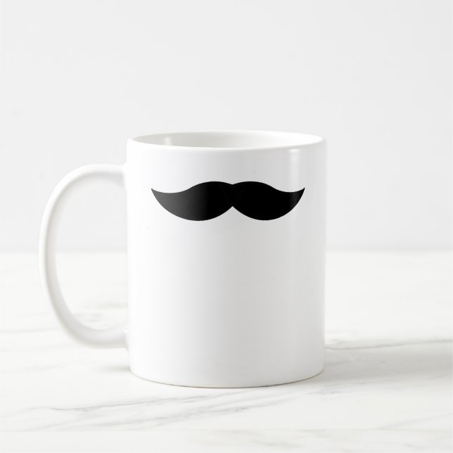 Mustaschmugg Kaffemugg (Vänster)