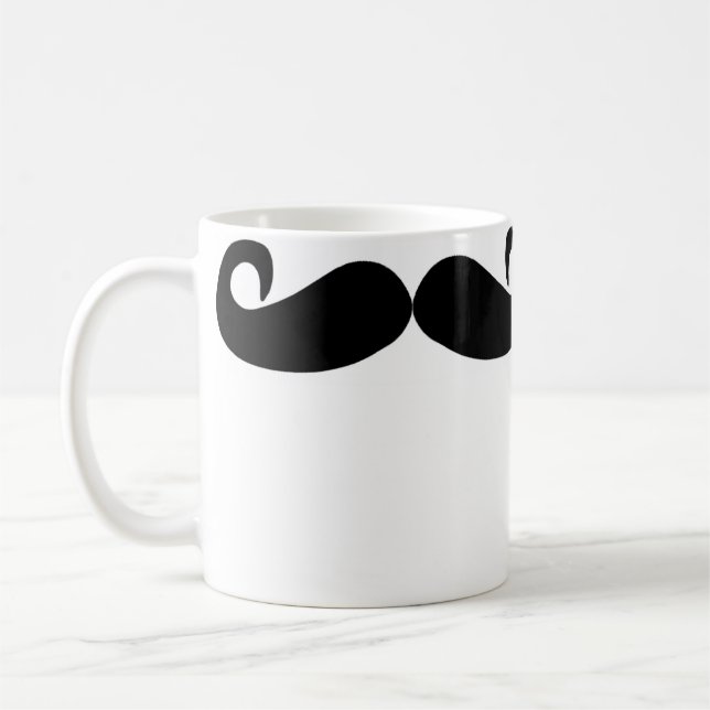 Mustaschmugg Kaffemugg (Vänster)
