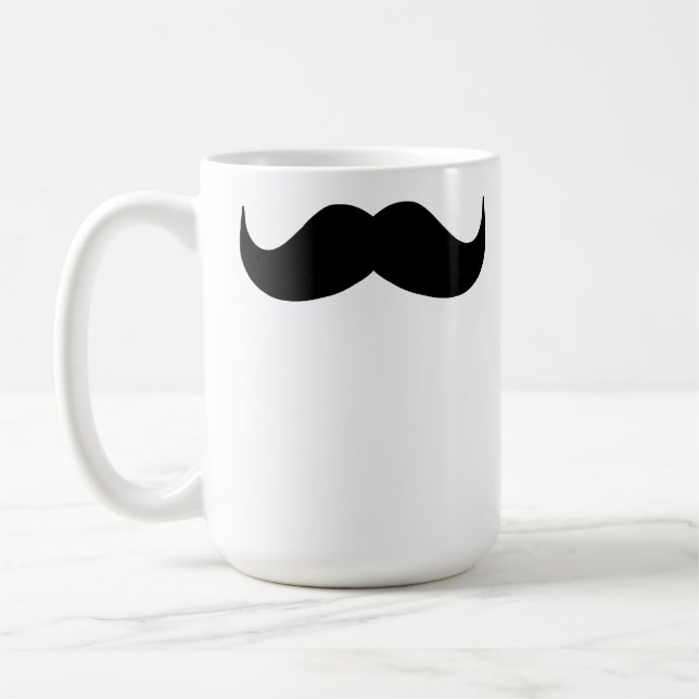 Mustaschmugg Kaffemugg (Vänster)