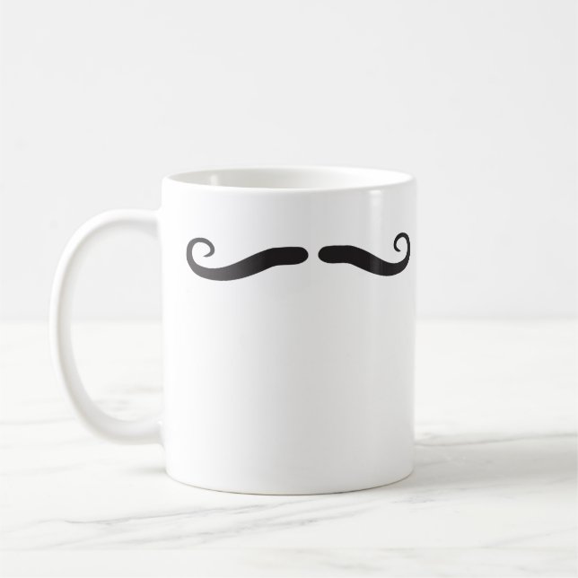 mustaschmugg kaffemugg (Vänster)